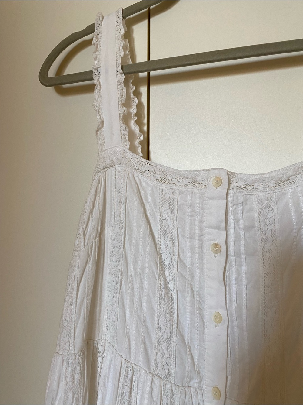 Sézane Rams dress in embroidered ecru, size 36(us4) - Picture 3 of 5